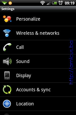 Settings