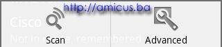 Meni iz WiFi postavki