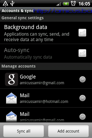 Disabled background data