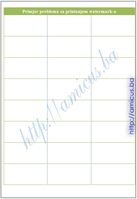 Watermark na monitoru