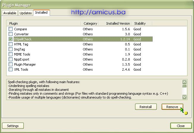 Plugin manager