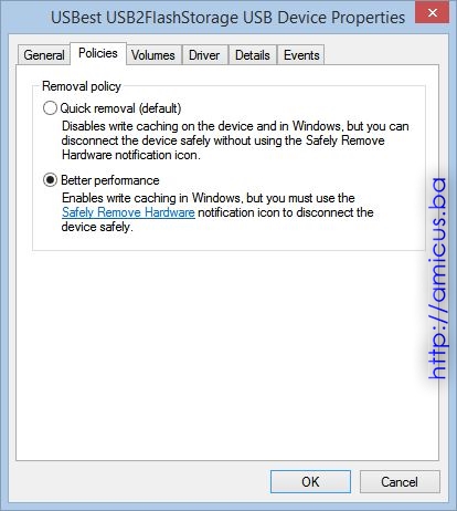 USB properties