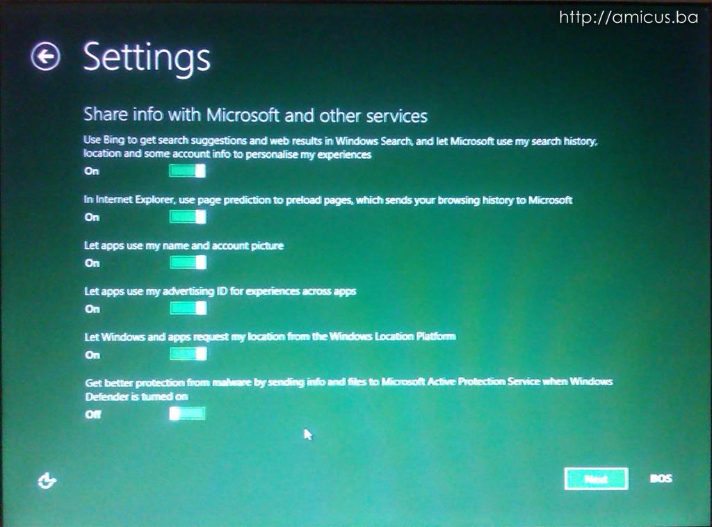 Windows 8.1. - dodatna podešavanja