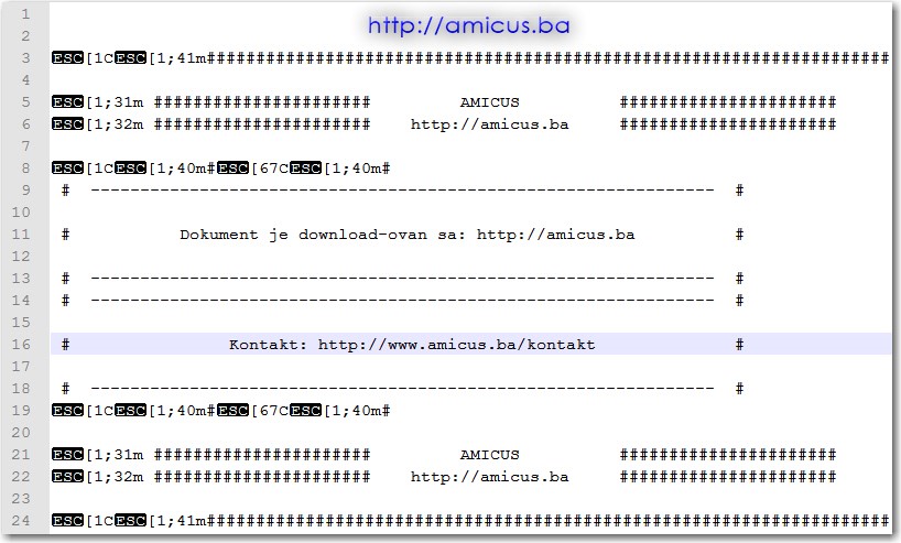 WinRar komentar - Notepad ++
