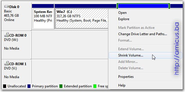 Shrink Volume