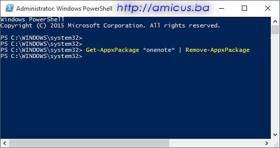 PowerShell uklanjanje aplikacija