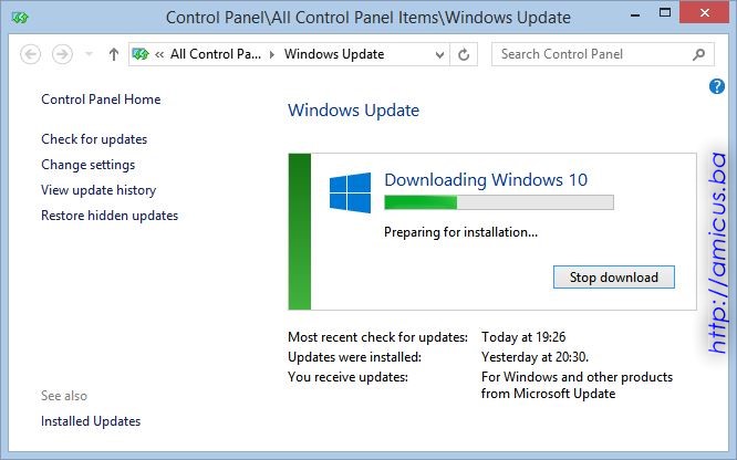 Win10 upgrade po download-u