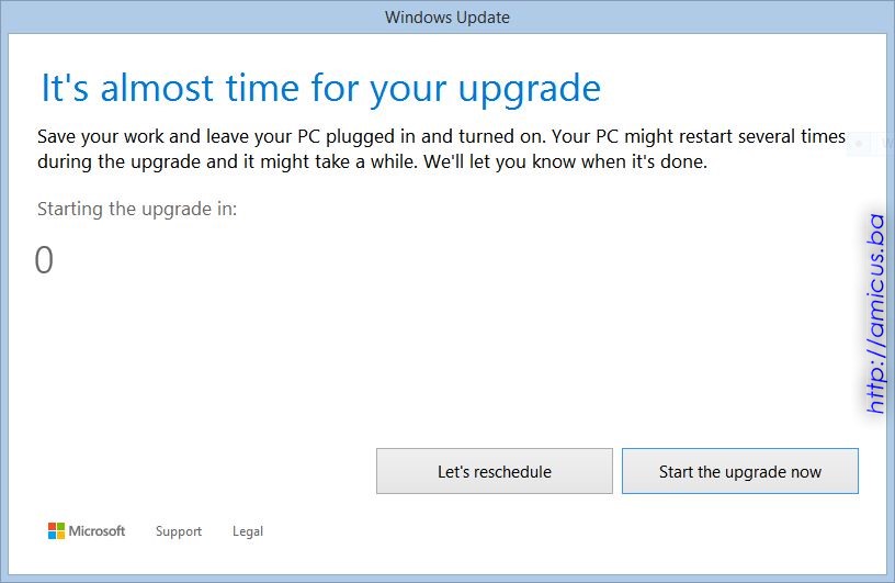 Win10 upgrade