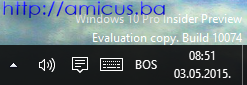 Win10 insider preview