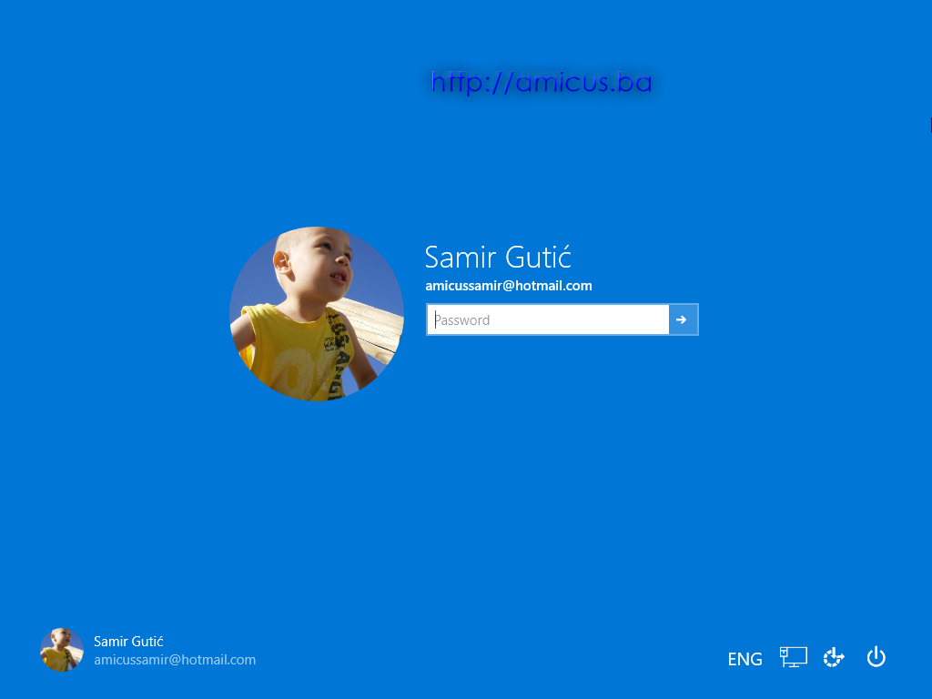 Win10 novi lock screen