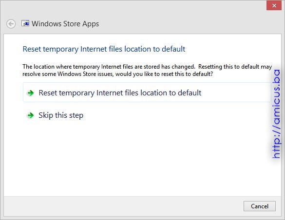Windows Store Apps - Rezultati skeniranja