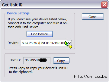 MapSource GARMIN ID