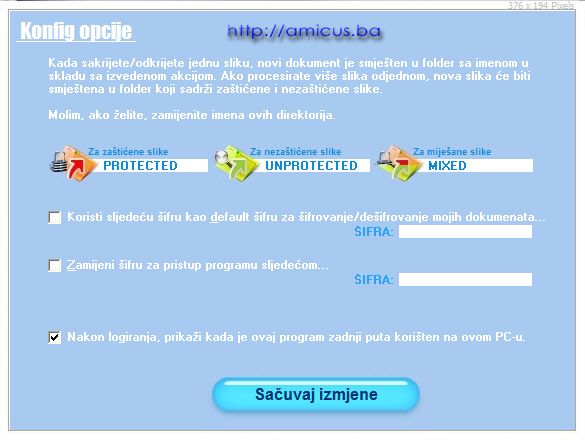 Konfiguracija programa